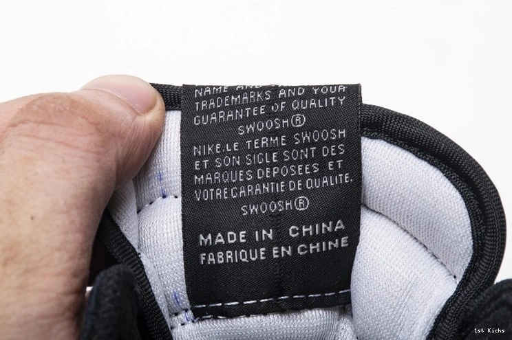 OG  1 555088-013 Retro Black Gray Air Shadow Jordan High 0313